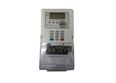 China BS Mounting STS Keypad Electricity Prepaid Meter With Long Terminal Cover for sale