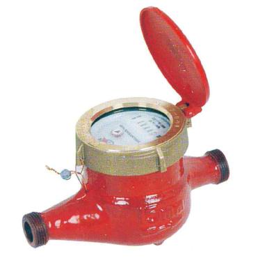 China Magnetic Drive Hot Water Meter , Iron Body DN20 Smart Home Water Meter for sale