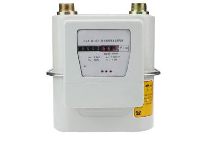 China Smart AMR Prepaid Gas Electric Meter , Steel Case Household Gas Meter With IC Card for sale