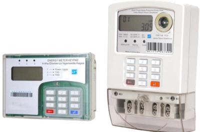 China BS Mounting Keypad Prepayment Single Phase Energy Meter With Customer Interface for sale