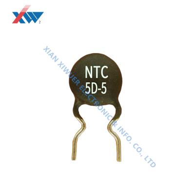 China 5D-7 Power Type NTC Thermistor Suppress Electronic Circuit Surge Current Generated for sale