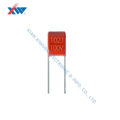 China Ultra Small Metallized Polyester Film Capacitors MSF 100VDC 0.0068uF for sale