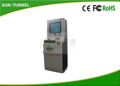 Cina Chiosco senza fili di servizio finanziario di bancomat di self service, fattura che stampa il chiosco di informazioni di Digital in vendita