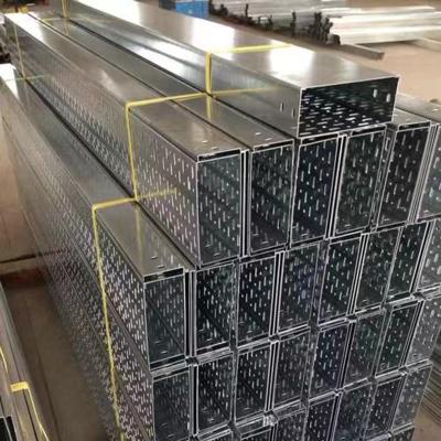 China Tamaño personalizado bandeja de cable recubierta en polvo de aluminio 200 kg/m capacidad de carga en venta
