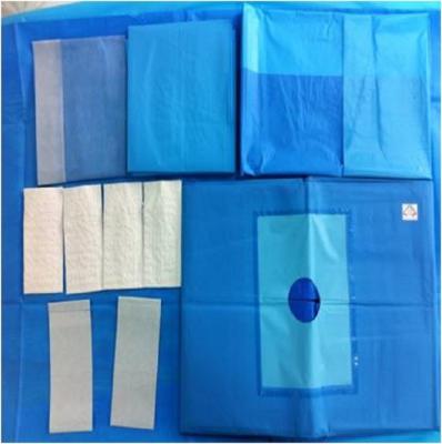 China Operation Room Sterile Surgical Packs Wrapper 100x100cm High Tearing Strength for sale