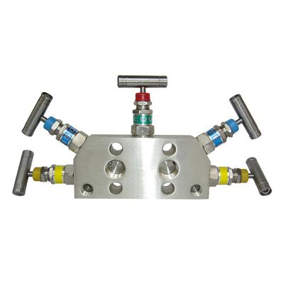 China 5 Valve 200C 6000 Psi Five Valve Way Manifolds For Differential Pressure Transmitter ODM for sale