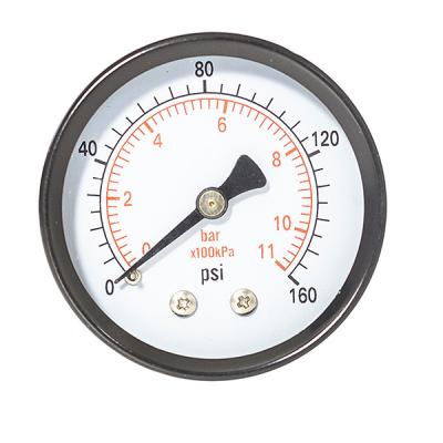 China 63MM 160 Psi Bourdon Tube Manometer 1/4 BSPT Dial Pressure Gauge for sale
