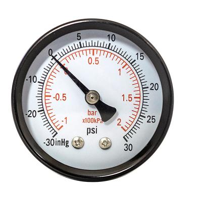 China 2 Bar 38mm 1.5 Inch  Stainless Steel Vacuum Pressure Gauge 1/4'' NPT for sale