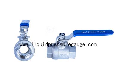 China Stainless Steel 2 PC Ball Valve WOG1000 1/2 NPT Female To Female for sale
