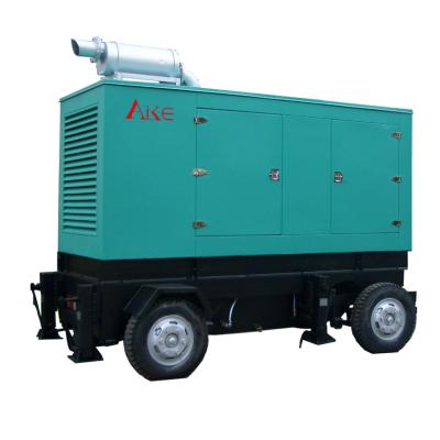 China Customized Trailer Diesel Generator Genset 50Hz 60Hz Water Cooled / Air Cooled for sale