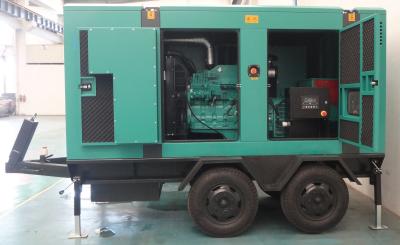 China 60HZ Trailer Genset Diesel Generator Set / Cummins Mobile Generator Set for sale