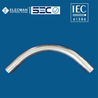 China IEC 61386 Carbon Steel EMT 90 Degree Conduit Elbow Set Screw Connection for sale