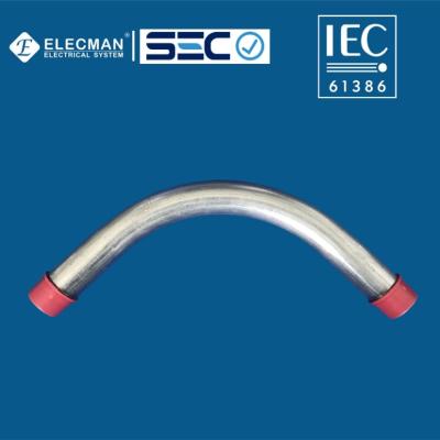 China Threaded IEC 61386 Conduits Rigid Elbow 90 Degree Carbon Steel for sale
