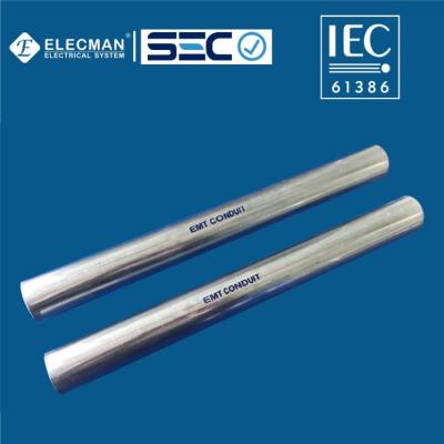 China IEC 61386 Standard 25mm 40mm Galvanized EMT Chile Conduit Pipe for sale