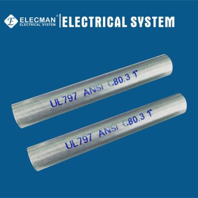 China ANSI C80.3 UL797 Gi Electrical Metallic Tubing 1