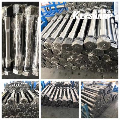 China Long Rock Breaker Through Bolt For Hydraulic Spare Parts Rod Nut for sale