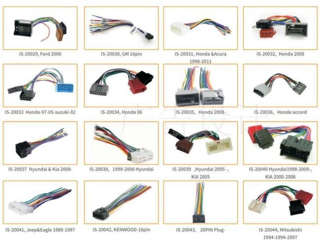 Auto Stereo Wiring Harness Plug Customize Marine Boat Wire Harness for Remote Control USB Connector
