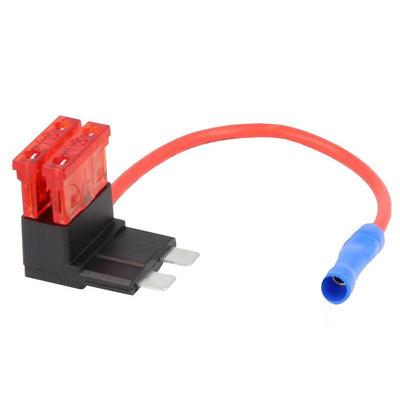 China PVC Custom Wire Harness Piggyback Fuse Tap Blade Fuse Holder 15A Au Local Post for sale