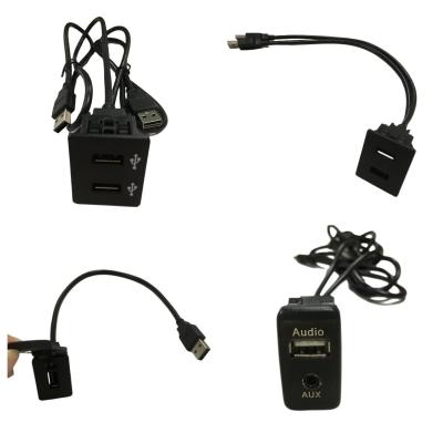 China FCC Electrical Cable Harness Aux Car Dash Mount Cable Car USB Te koop