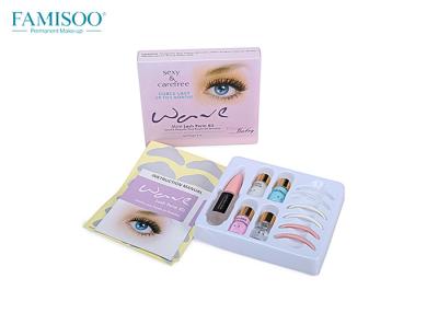 China Permanent Makeup Wave Curling Eyelash Perm Kit With Silicone Lash Rods for sale