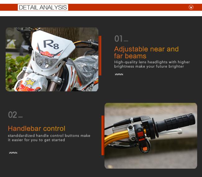 2024 CQR china New motorcycles motocross 250cc dirt bike cheap gasoline powered