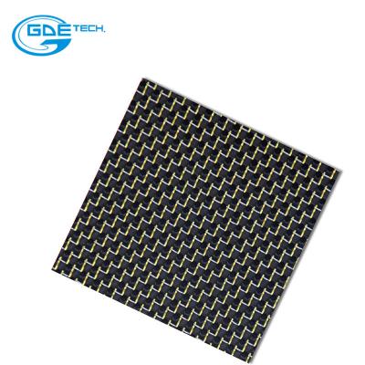 China GDE tech decoration use real carbon fiber twill sheets custom demands high performance for sale