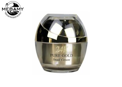 China 100% Pure 24K Gold Snail Whitening Cream Anti - Aging Promote Skin Cell Recovery for sale