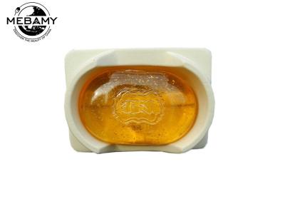 China Natural Herbal 24K Gold Handcrafted Organic Soap Skin Cleaning Oval Shape for sale