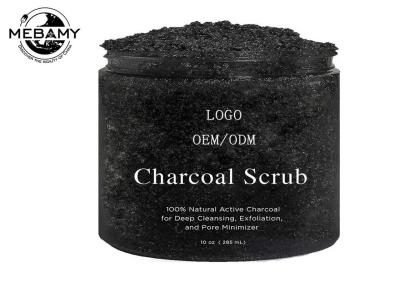 China Sand Appearance Activated Charcoal Scrub For Face And Body Exfoliting , Detox for sale