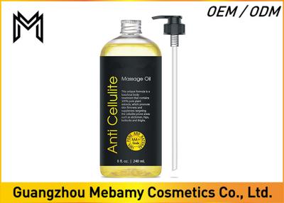 Cina Celluliti delle piante di 100% anti degli estratti del corpo dell'olio puro di massaggio che promuovono fermezza della pelle in vendita