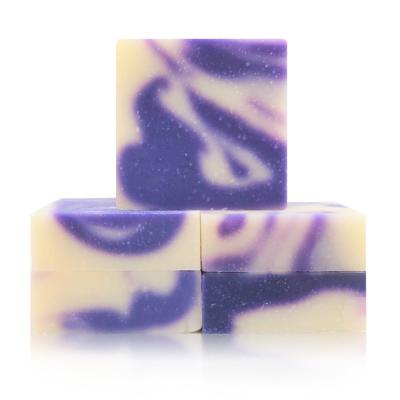 China Herbal Organic Handmade Soap Lavender Scent Dry Skin Soap for sale