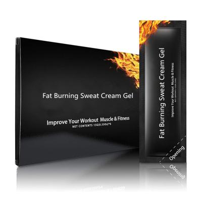 China 15g Hot Sweat Cream Loss Weight Workout Enhancer Cream Fat Burning Slimming Gel for sale