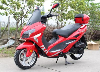China Four Colors Gas Moped Scooter With Windshield CVT , Fast Speed Motor Scooter 150cc for sale