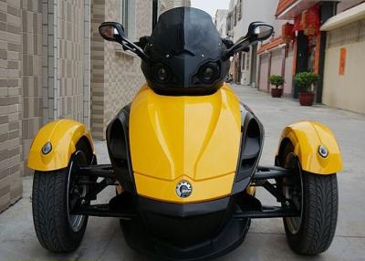 China 1000cc Can Am 3 Wheel Motorcycle , V - Twin 2 Front Wheel Motorcycle Liquid Cooled for sale