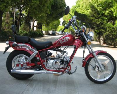 China 50cc High Powered Motorcycles With 2 Seats Air Cooled International Gear 4 Speed for sale