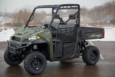 China Polaris Ranger Xp 900 Sage Green Gas Utility Vehicles With Windshield And Doors for sale