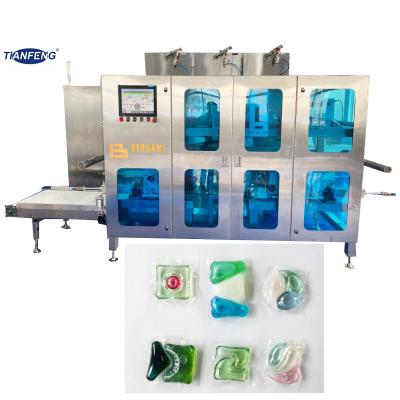 China PVA Soluble Film Gel Detergent Pod Making Machine for sale