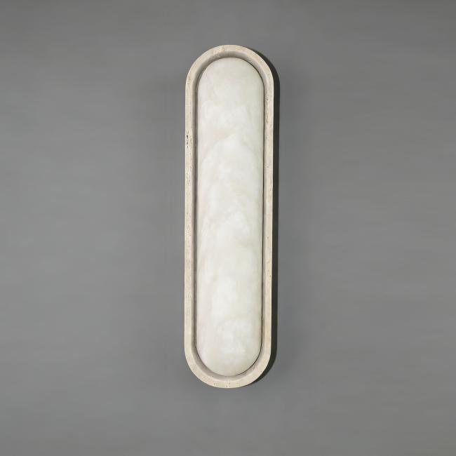 Elegant wall sconce in interior setting