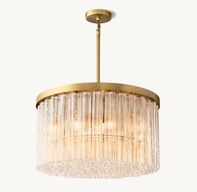 China 60 Watts Brass Ceiling Chandelier Linear Chandelier Dining Room for sale