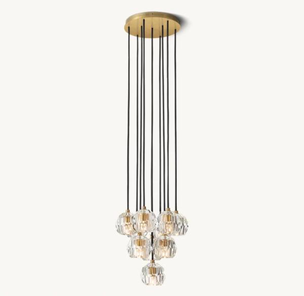Quality 60 Watts Foyer Light Fixtures High Ceiling Dining Table Chandelier Modern for sale