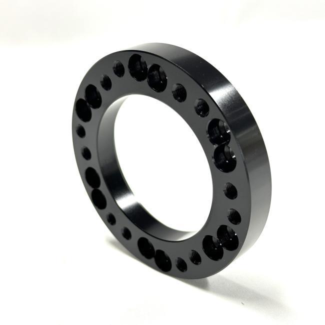 12.5mm steering wheel spacer adapters - close-up view