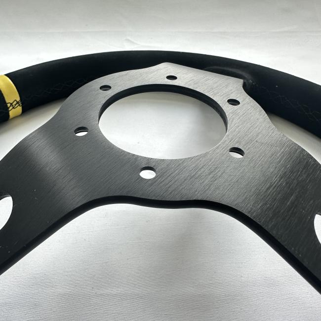 DELUXON 350mm Racing Steering Wheel complete set
