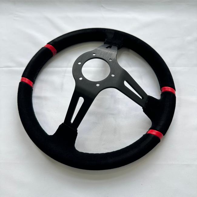DELUXON 350mm Racing Steering Wheel grip texture