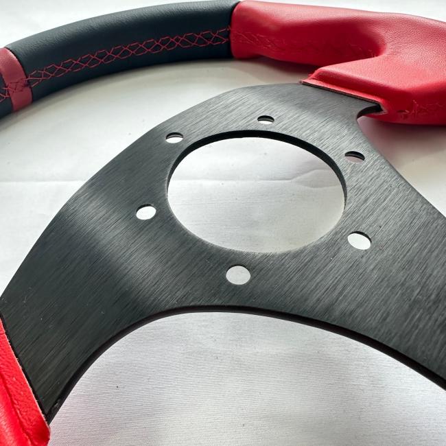DELUXON 350mm Racing Steering Wheel complete set