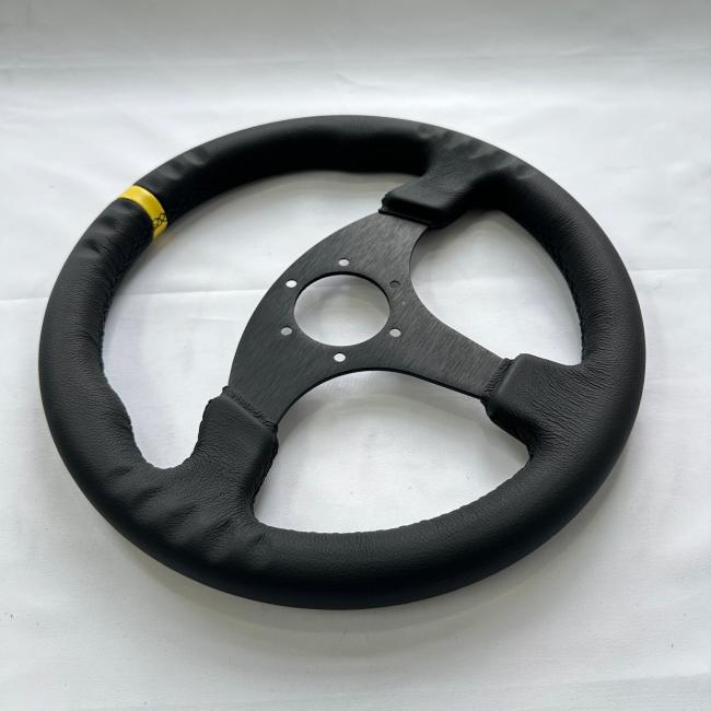 DELUXON 350mm Racing Steering Wheel grip texture