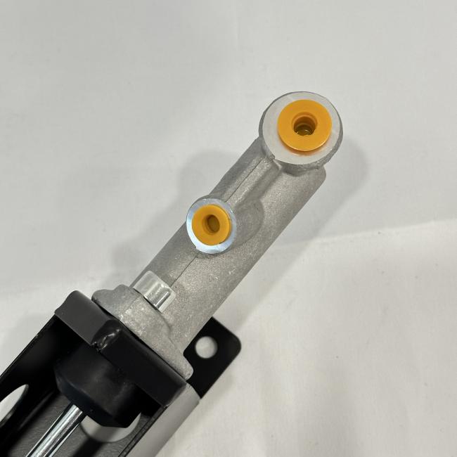 Deluxon Hydraulic Handbrake - installed in vehicle application