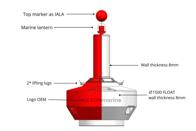 1500 Special mark buoy