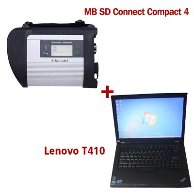 China 2020.3V Wireless MB SD C4 Mercedes Diagnostic Tool With I5 CPU 4G RAM Lenovo T410 for sale