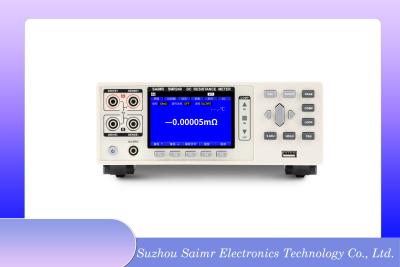 China LAN / RS232 / IO Precision DC Resistance Tester 4 Wire Test Mode for sale