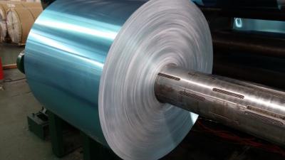Chine Papier d'aluminium enduit en plastique O. millimètre de papier d'aluminium latéral brillant de D 750 - 850 à vendre